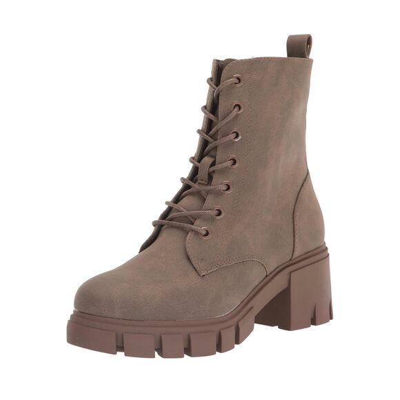 Dirty Laundry by Chinese Laundry Women's NEWZ Combat Boot, Taupe - Picture 6 of 7